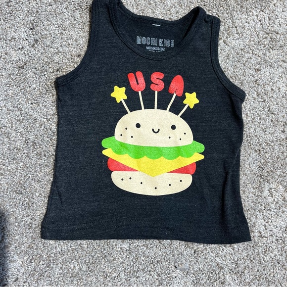 Mochi Kids Burger Tank Top - Picture 1 of 3